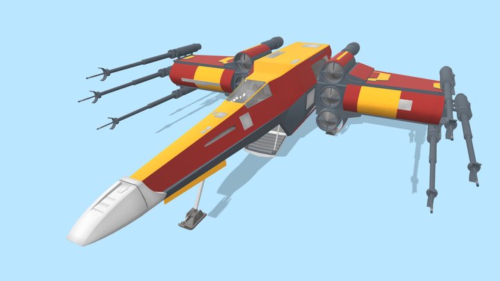 X-wing 3D models - Sketchfab