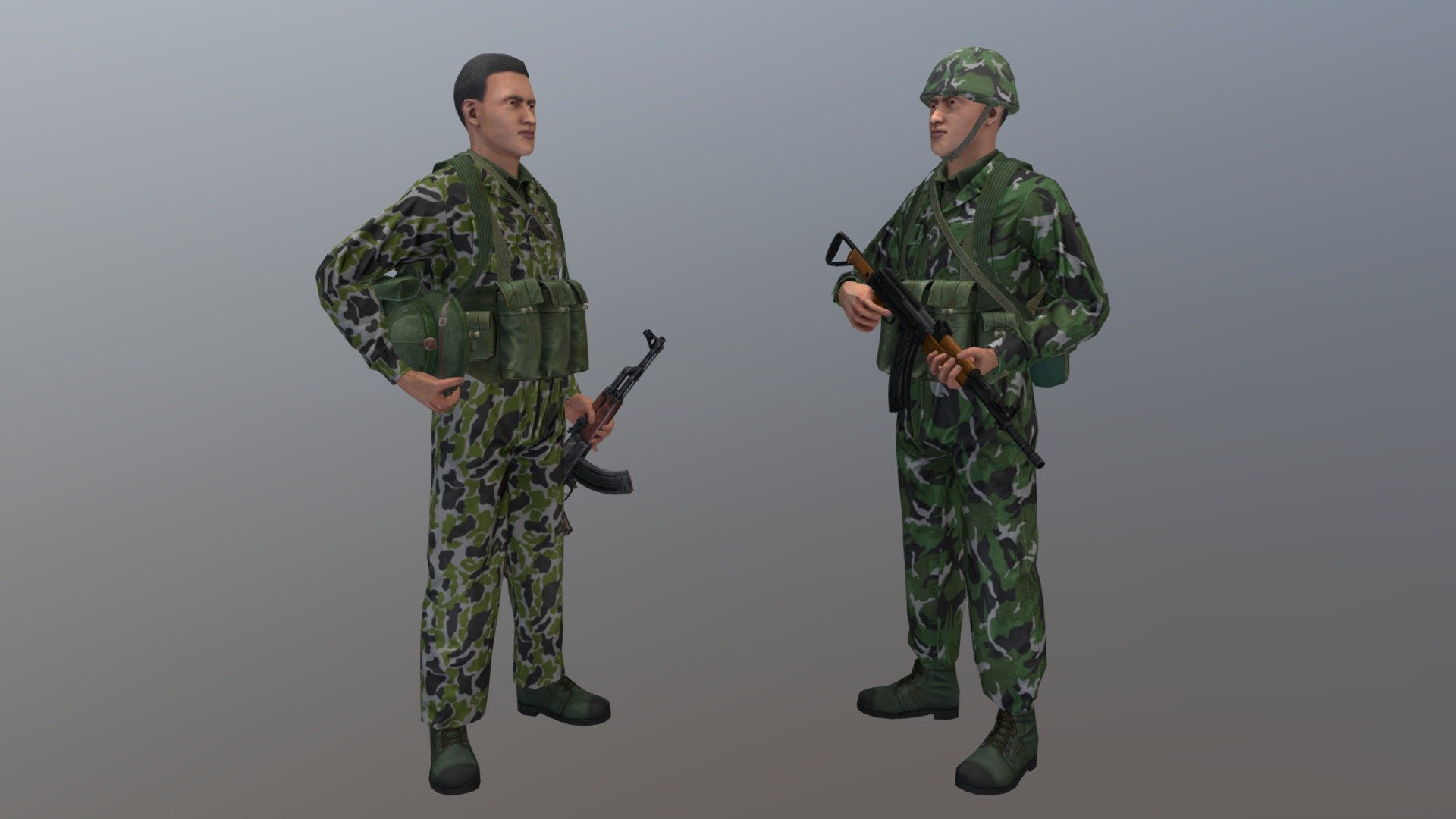 China-Vietnam Border War Soldiers