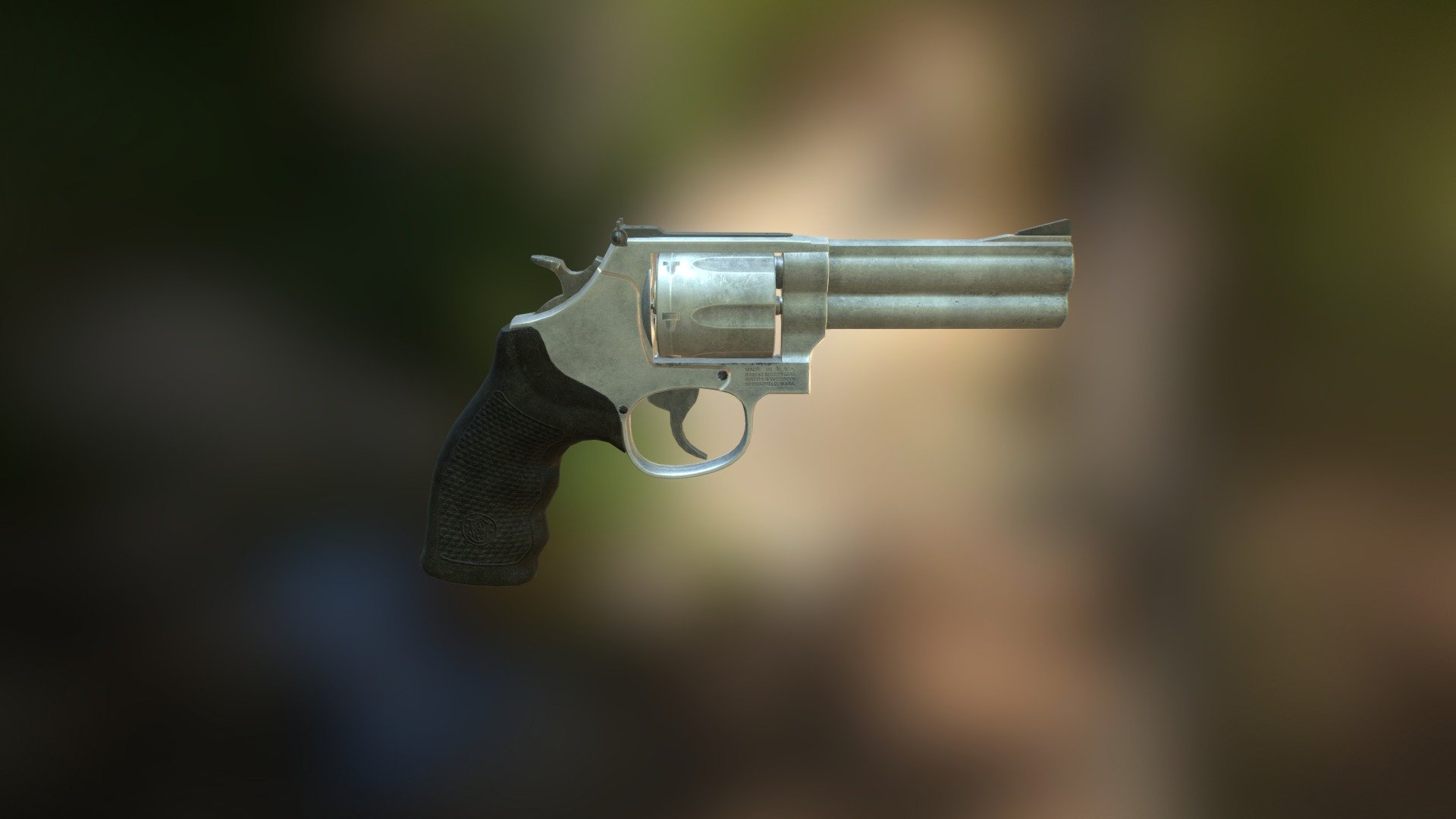 S&W 357. Magnum Revolver - 3D model by zhiwei [09b1d0e] - Sketchfab