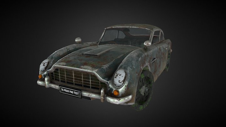 ASTON MARTIN DB5 - 3DS MAX 3D Model