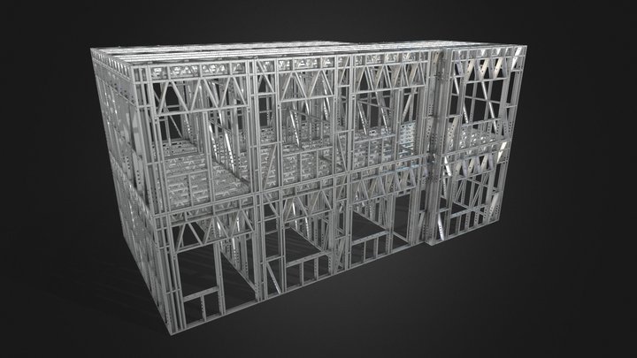 Пристройка Ялта 3D Model