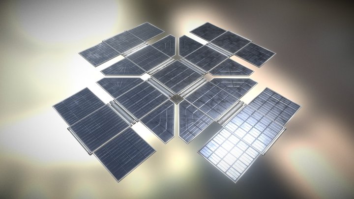 Futuristic Solar Power Module