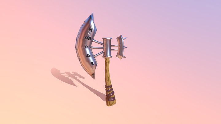 Axe-zodiac 3D Model