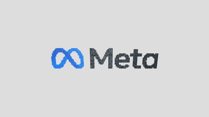 Meta Platform Logo 3D Model