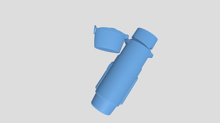 Spiriva- Respimat Inhaler_ Open 3D Model