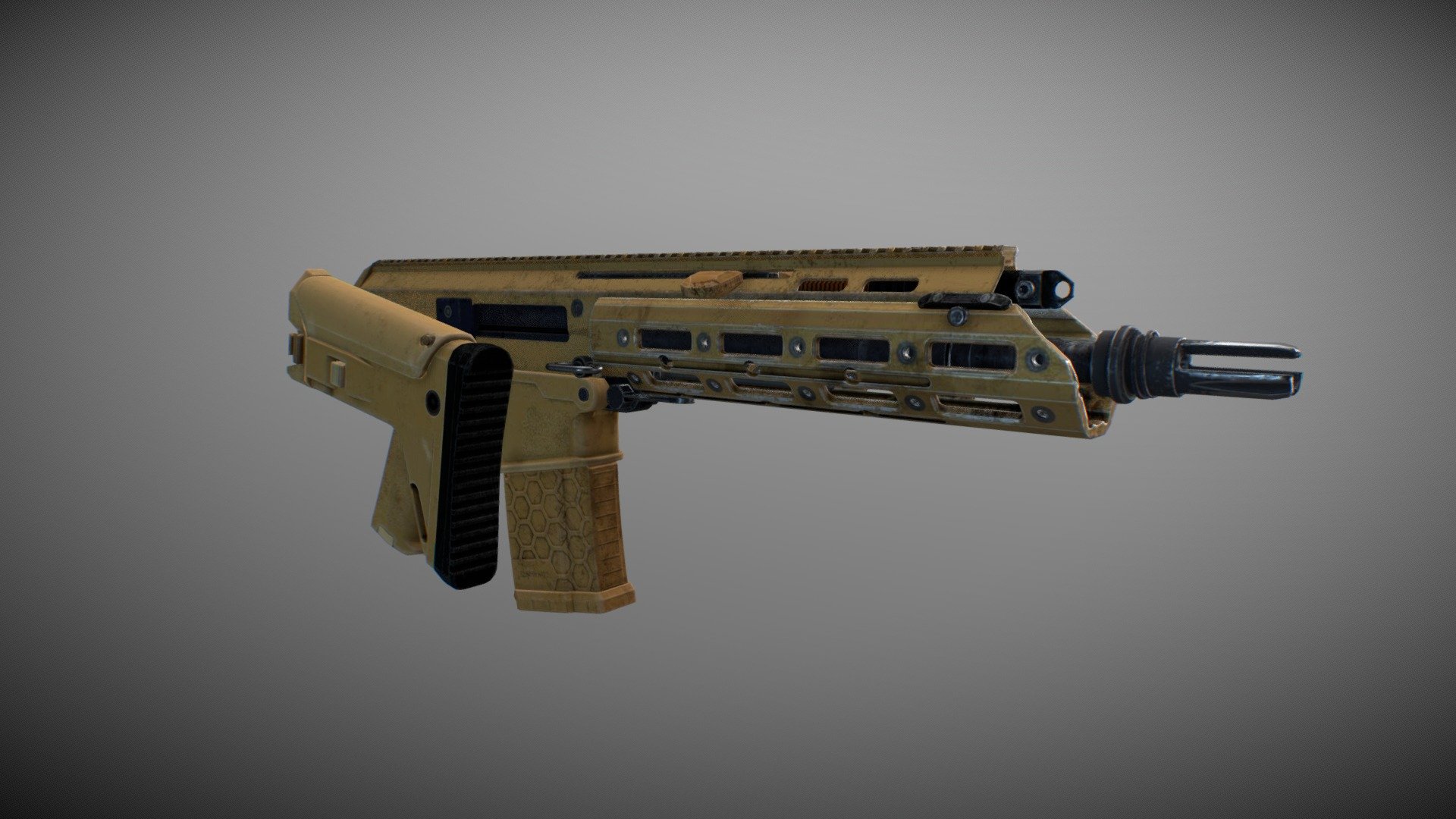 Remington ACR Collapsible Stock - 3D model by rodoedan [09b8e3f ...