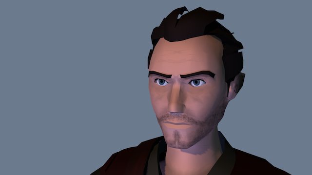Swordsman Nobuo 3D Model