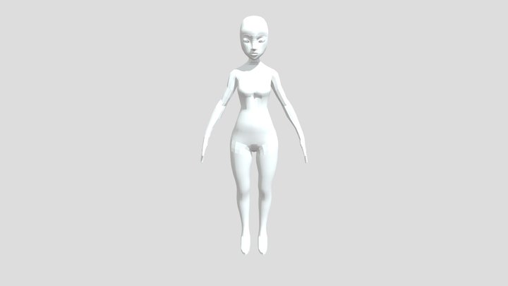 Female Body 3D Model