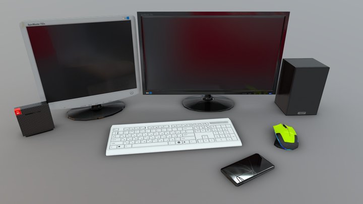 Computer devices 3D Model