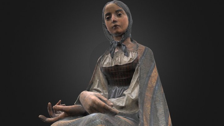 Cieca Orfanella - Raffaello Pagliaccetti 3D Model