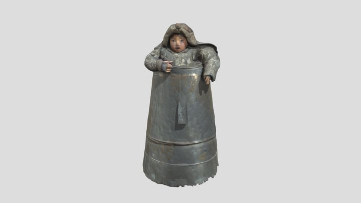 Bucket Baby Adventure 3D Model