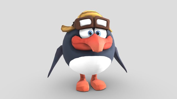 Смешарики пин/gogoriki pin (не риг) 3D Model