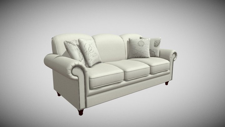 Gothic sofa 3D model