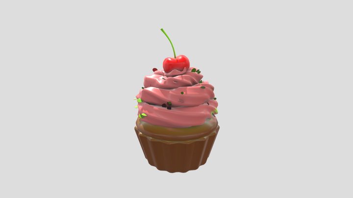 Cupcake 3D Model
