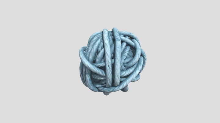 Yarn Ball 3D Model