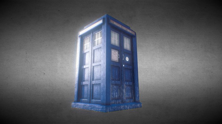 TARDIS 3D Model