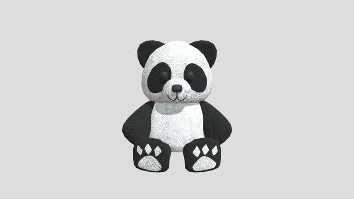 Panda_stuffed 3D Model