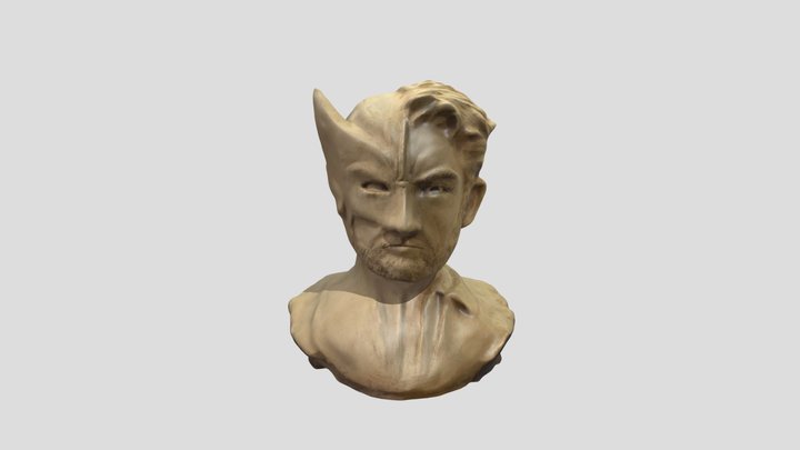 Wolverine Clay Sculpture 3D Model