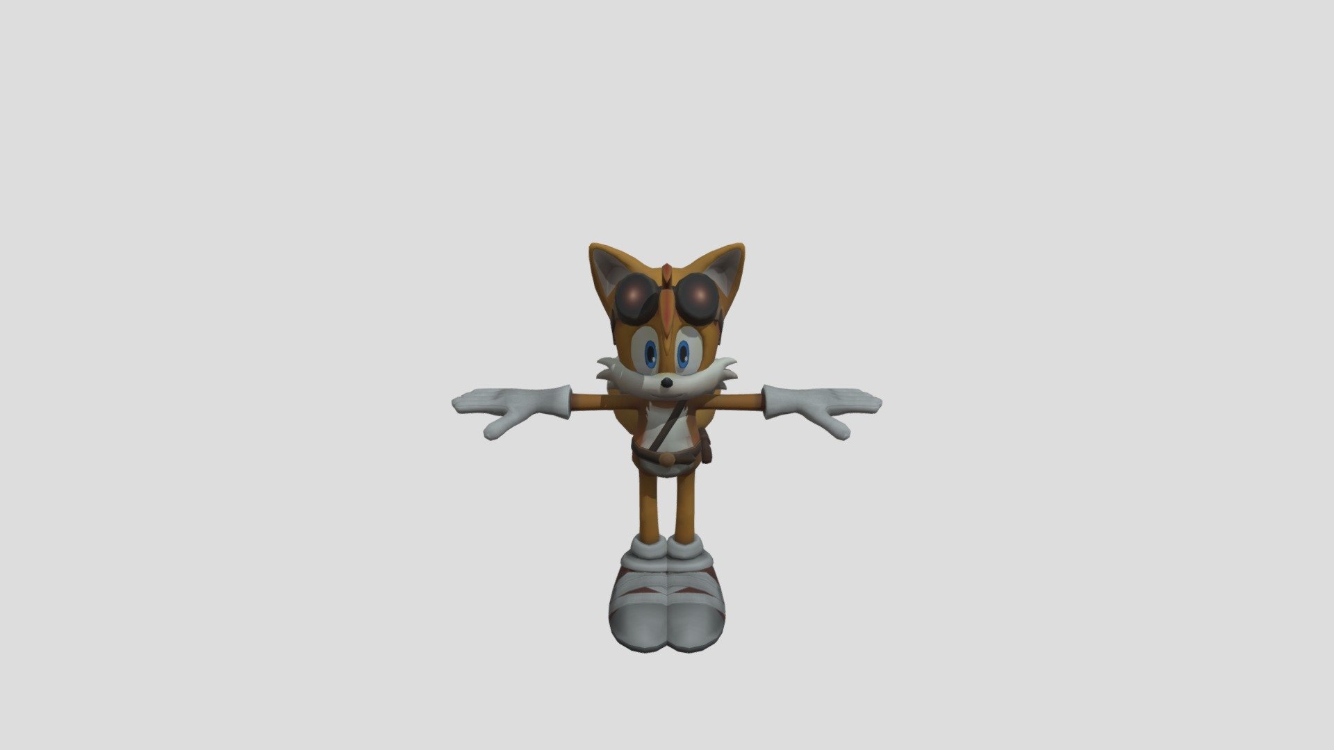 Sonic boom Tails Download Free 3D model by 3D by Renato👽