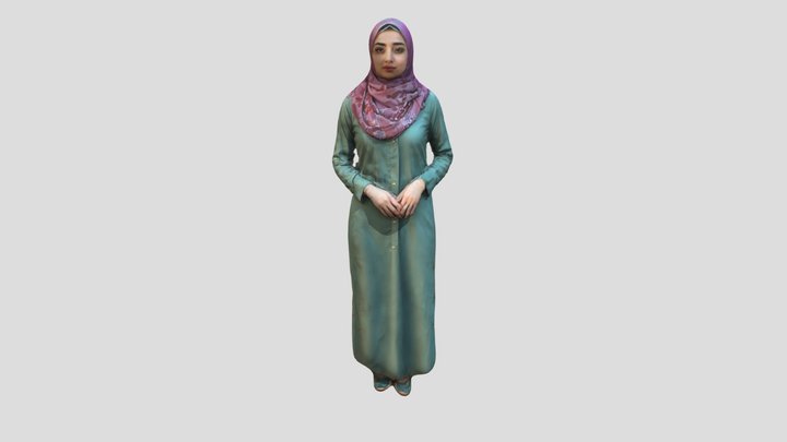 A Syrian Lady 3D Model