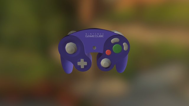 Gamecube Controller 3D Model