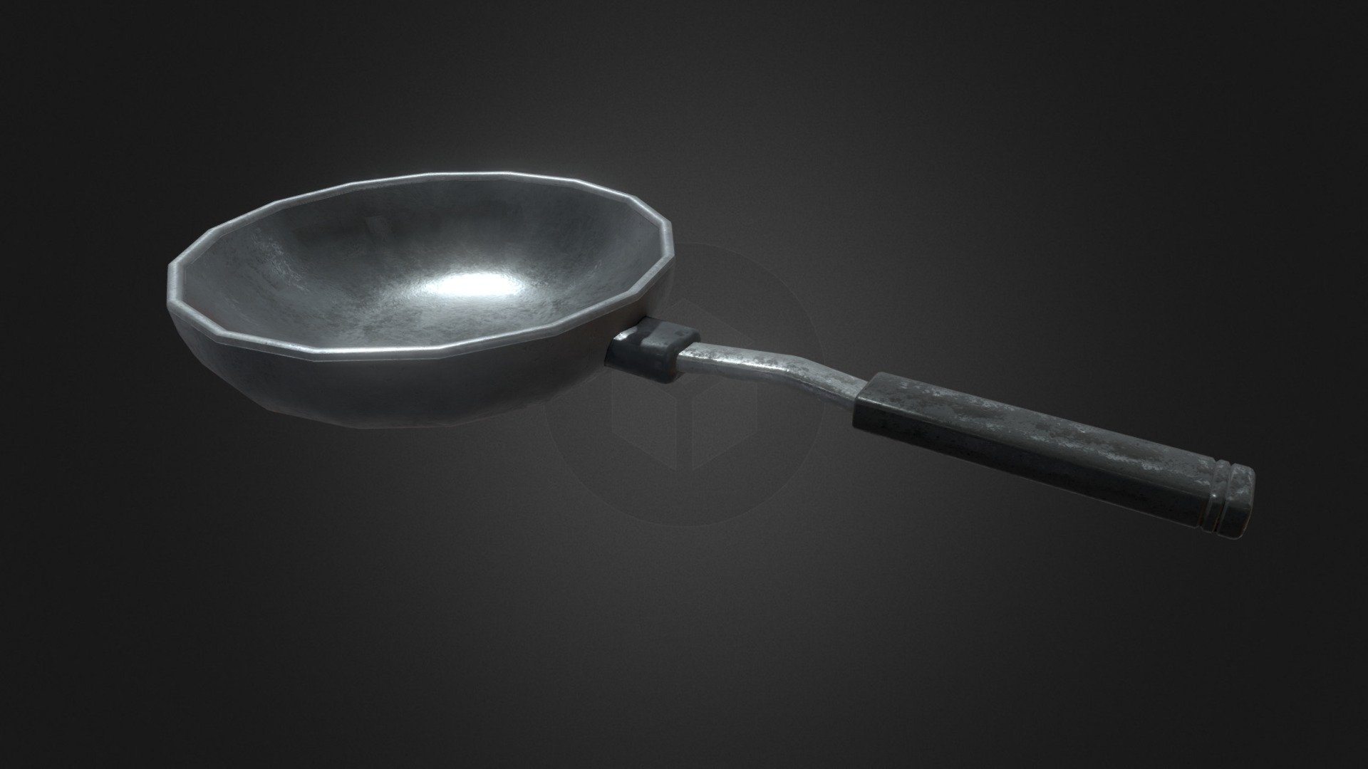 Simple Frying Pan — Sketchfab embed 3D viewer