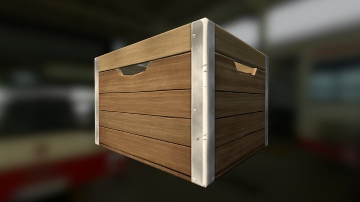 Crate A 3D Model