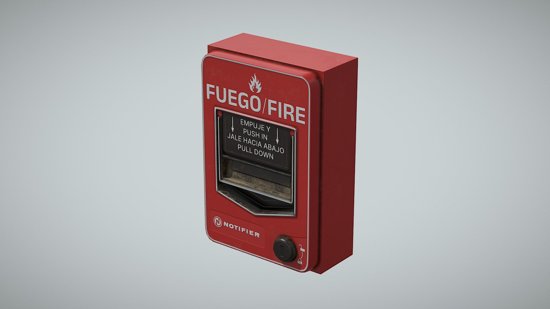 Notifier Fyre Alarm - Buy Royalty Free 3D model by Outlier Spa ...