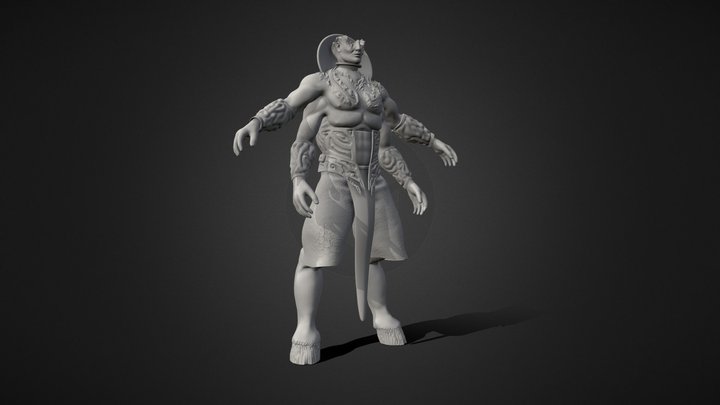 Iszamoth - Personal Character I Final Highres 3D Model