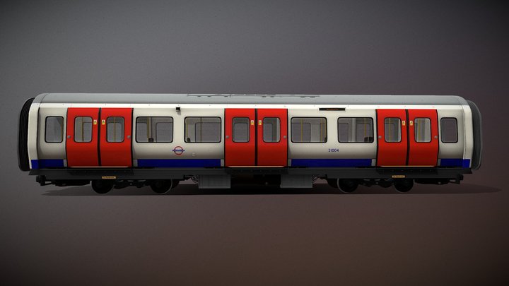 Bombardier S Train Carriage - London Underground 3D Model