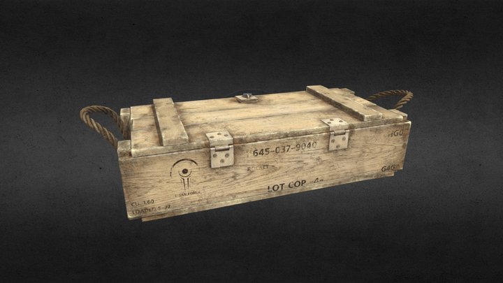Ammo Crate 3D Model