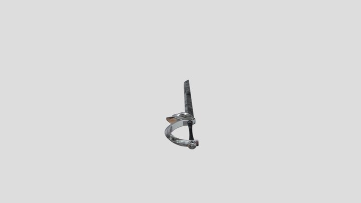 Mk Basemesh Sword 48 3D Model