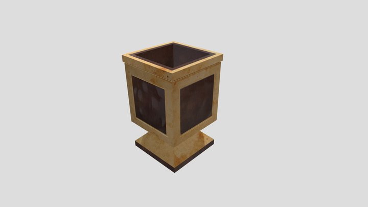Trash Bin 2 – Kostenloses 3D-Modell STL