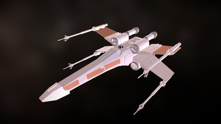 Xwing By Kraphik3d 3D Model