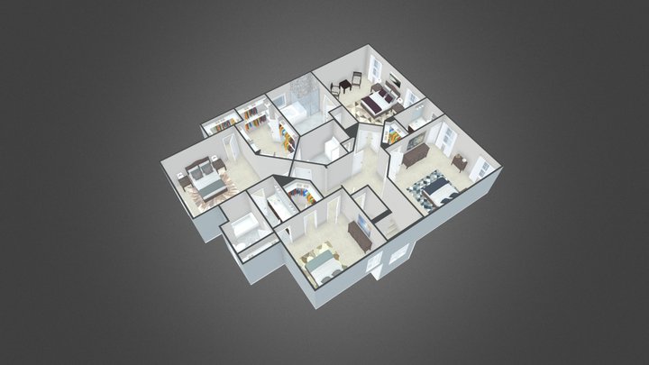 Magnolia Second Floor 3D Model