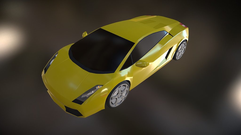 Lamborghini Gallardo - 3D model by Hugo (@hugoamcgoncalves) [09c5f77 ...