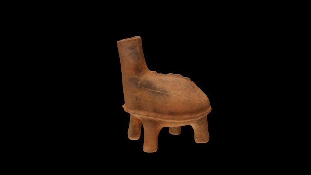 Turtle Effigy Bottle 3D Model