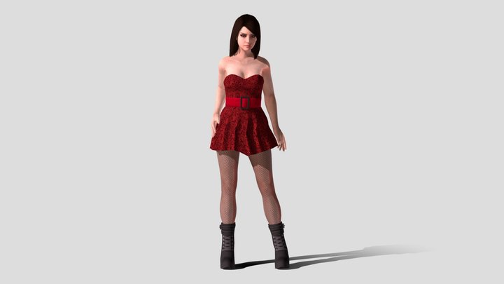 Assistant - Night Out Outfit 3D Model