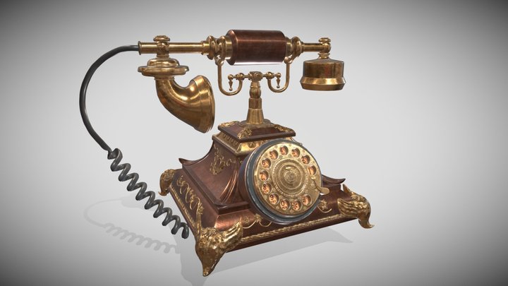 Vintage Phone 3D Model