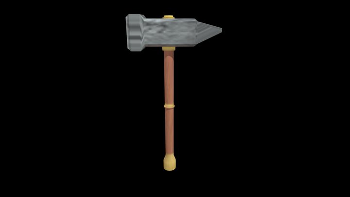 Dwarven smithing Hammer 3D Model