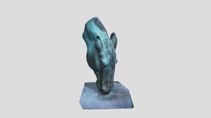 Horse Head 3D Model