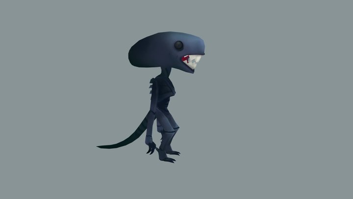 Alien fanart 3D Model