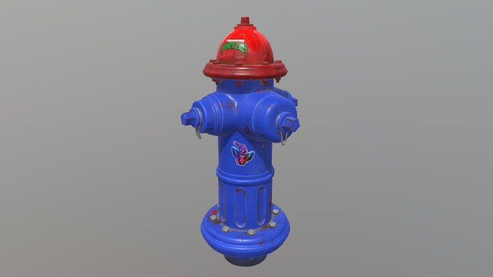 Fire Hydrant_Finish 3D Model