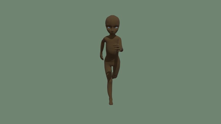 Modelado personaje: Shujaa 3D Model