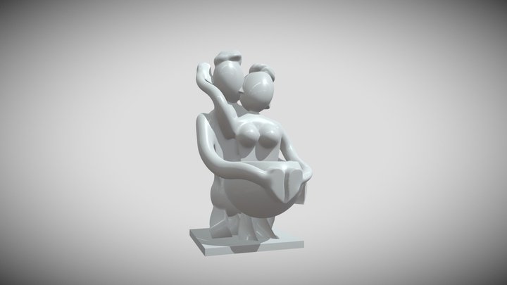 Parental hug 3D Model