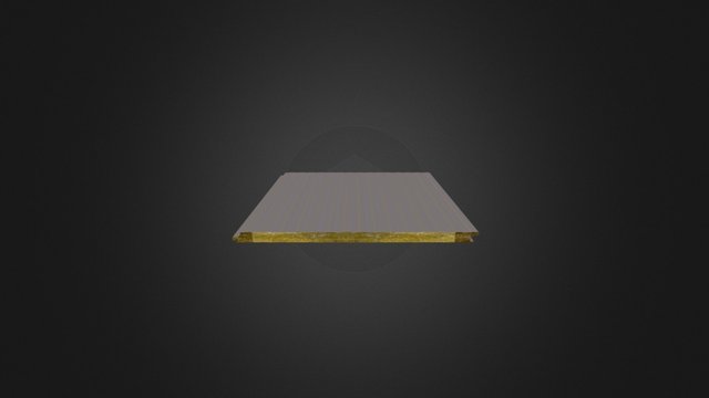 Fulltaşyünü Dolgulu Akustik Cephe Paneli 3D Model