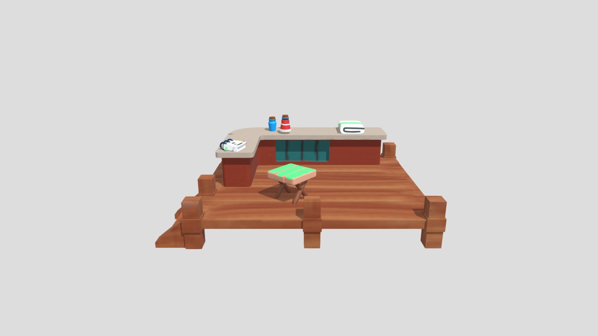 My First Diorama - 3D Model By Bernat.cifuentes [09d1133] - Sketchfab