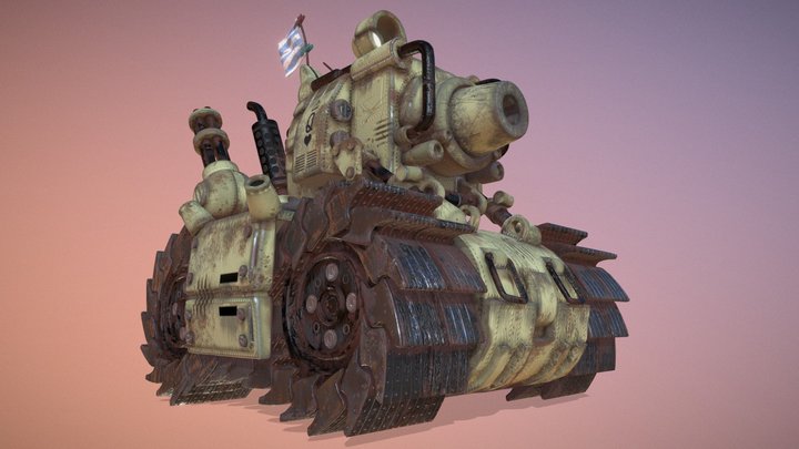 MetalSlug Tank 3D Model