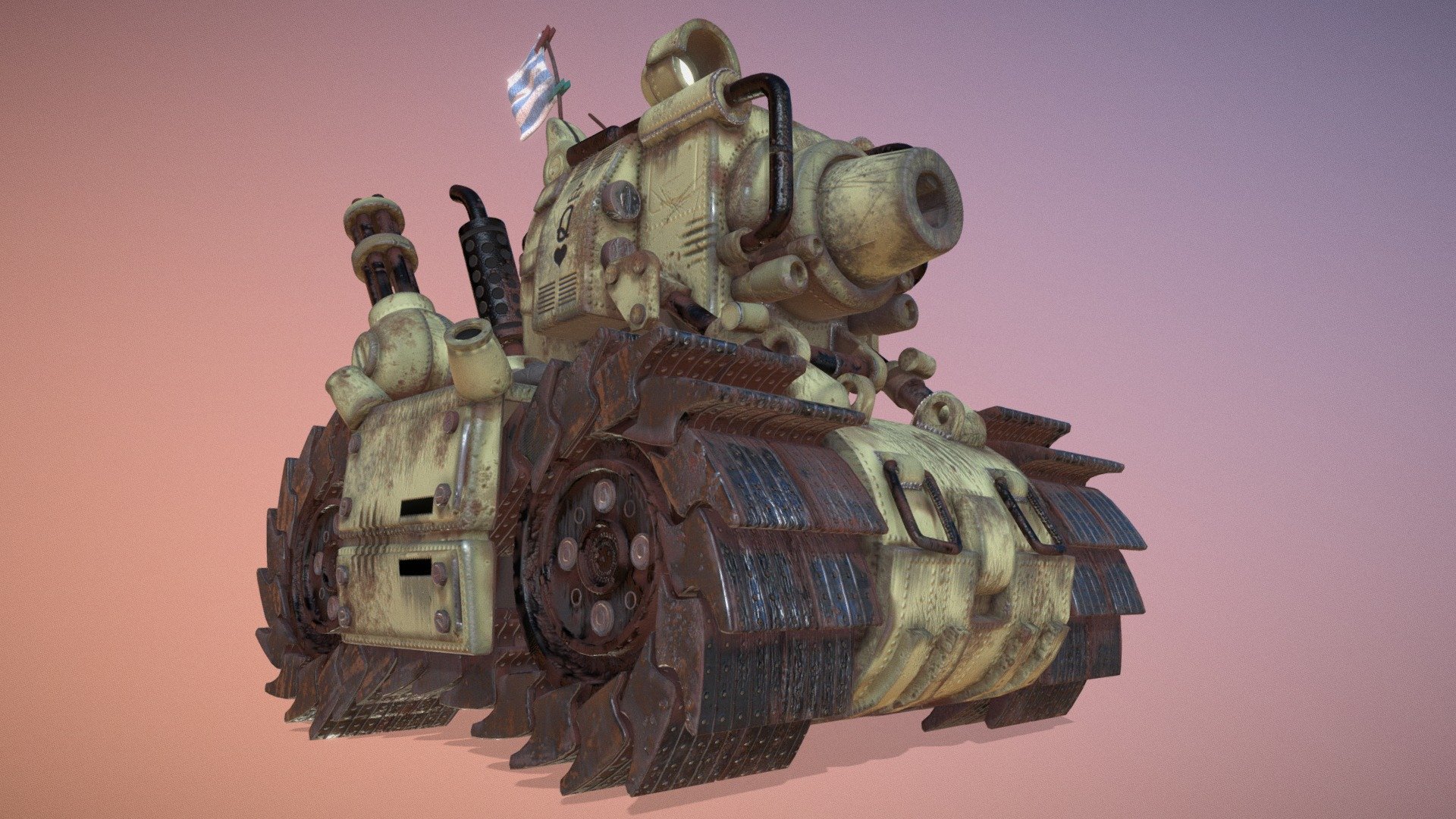 MetalSlug Tank - 3D model by Cinquez [09d178c] - Sketchfab