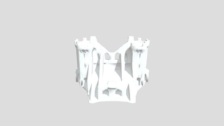 Castelo em ruinas 3D Model